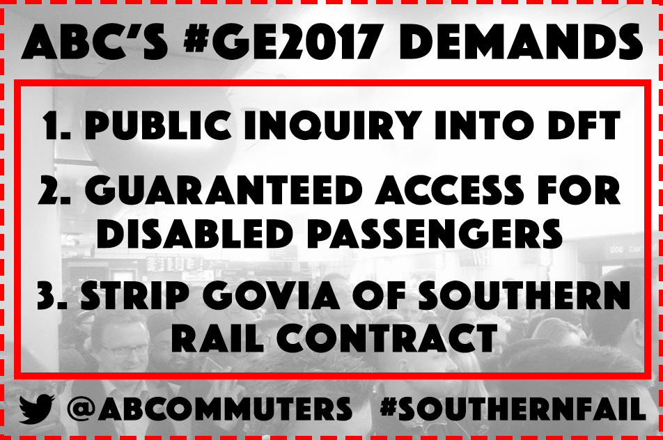 #SouthernFail election demands from the Association of British&nbsp;Commuters