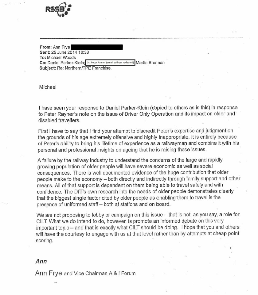 Peter Rayner email 5