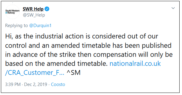 SWR out of our control